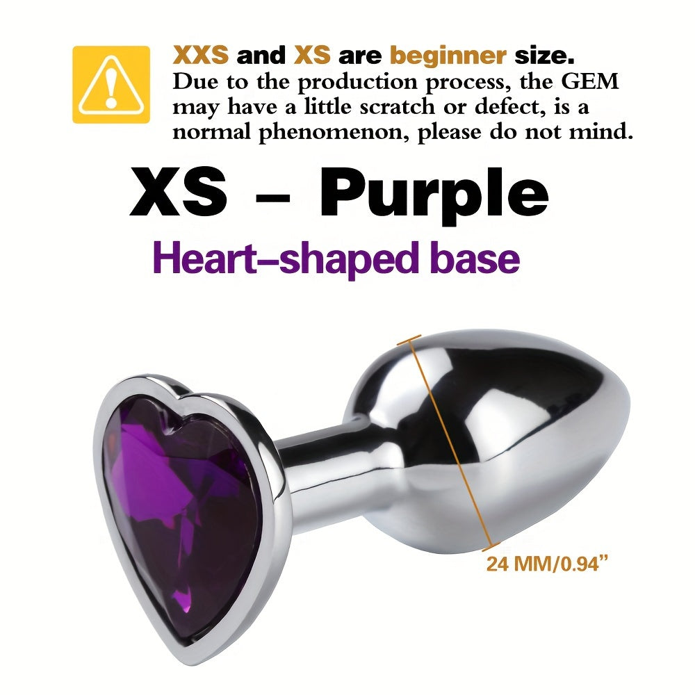 Adult Unisex Gold Gemstone Butt Plug Small Beginner Sex Toy