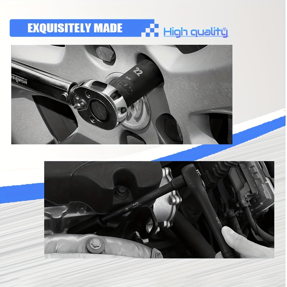 Juego de 50 piezas de barras de extensión de encendido SAE y métricas para trinquete y vasos de impacto