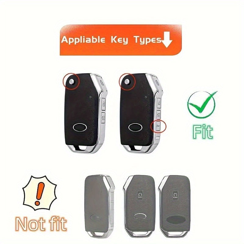 Universal TPU Flip Key Fob Cover for Car Remote with Protective Holder