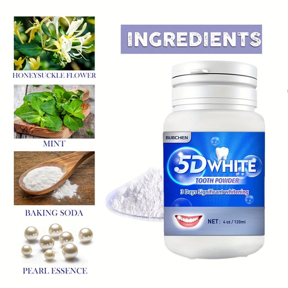 Teeth Cleaning Powder for Daily Use Deep Cleans Breath Freshening Tooth Powder