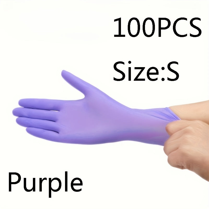 Одноразовые нитриловые перчатки многофункциональные водонепроницаемые противоскользящие для мытья посуды и уборки