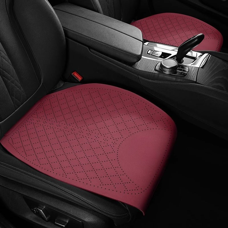 Подушка для автомобильного сиденья из серого искусственного меха, всесезонный комплект для автомобилей