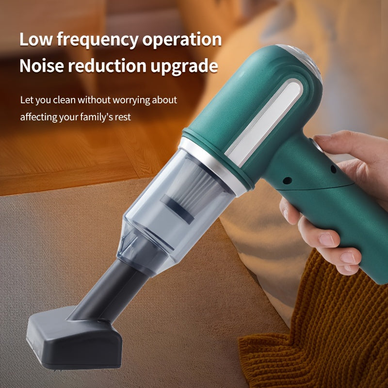 Cordless Handheld Vacuum Cleaner with 4000Pa Suction USB Rechargeable Battery and Accessories