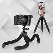 Mini Octopus Tripod for Phones and Cameras 360° Rotation Portable Clip