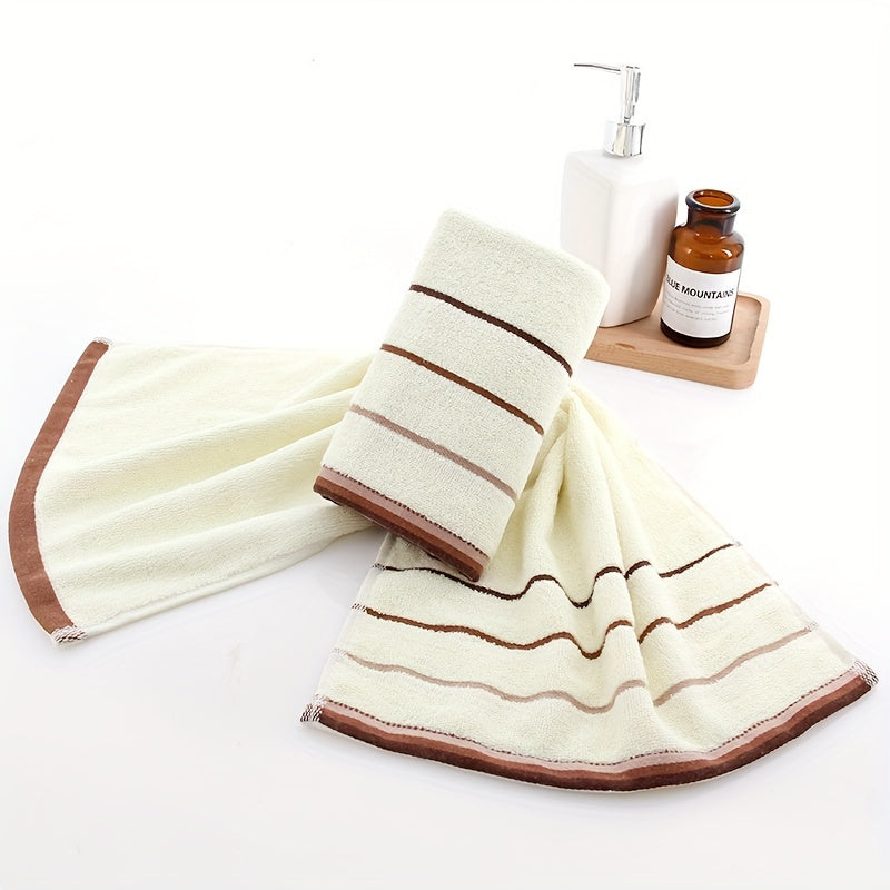 Cotton Hand Towel 476 GSM Knit Fabric 32x74 cm for Face Bathroom Home Outdoor