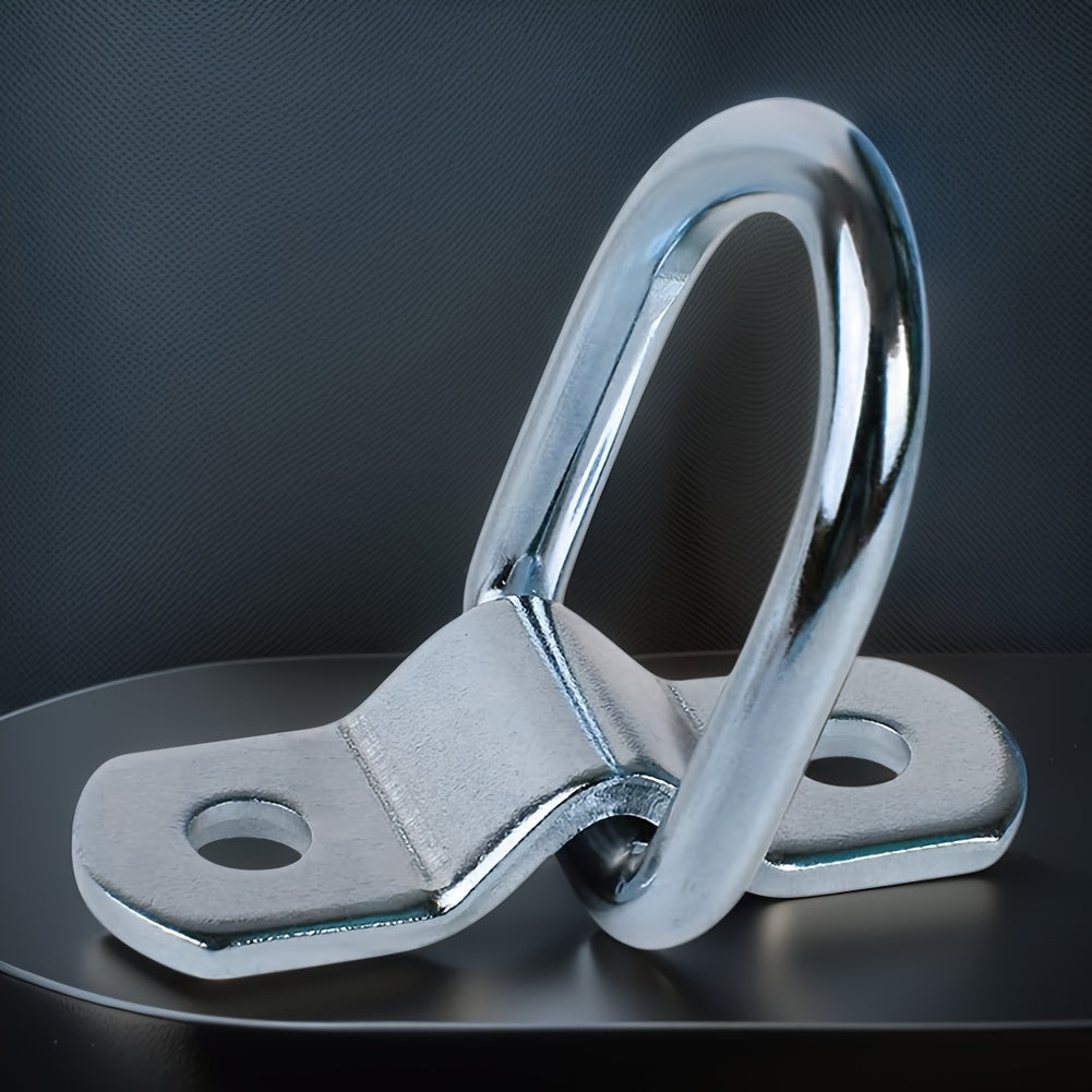 4 to'plam Cargo Lashing D Ring Staple Cleat Tie Down Rings for Trailers Vans