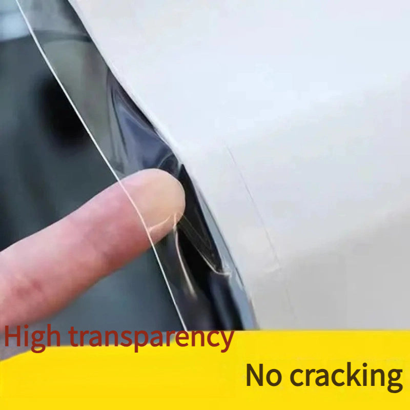 Car Door Sill Protection Film Durable Plastic Clear Left Side Threshold Bar Guard