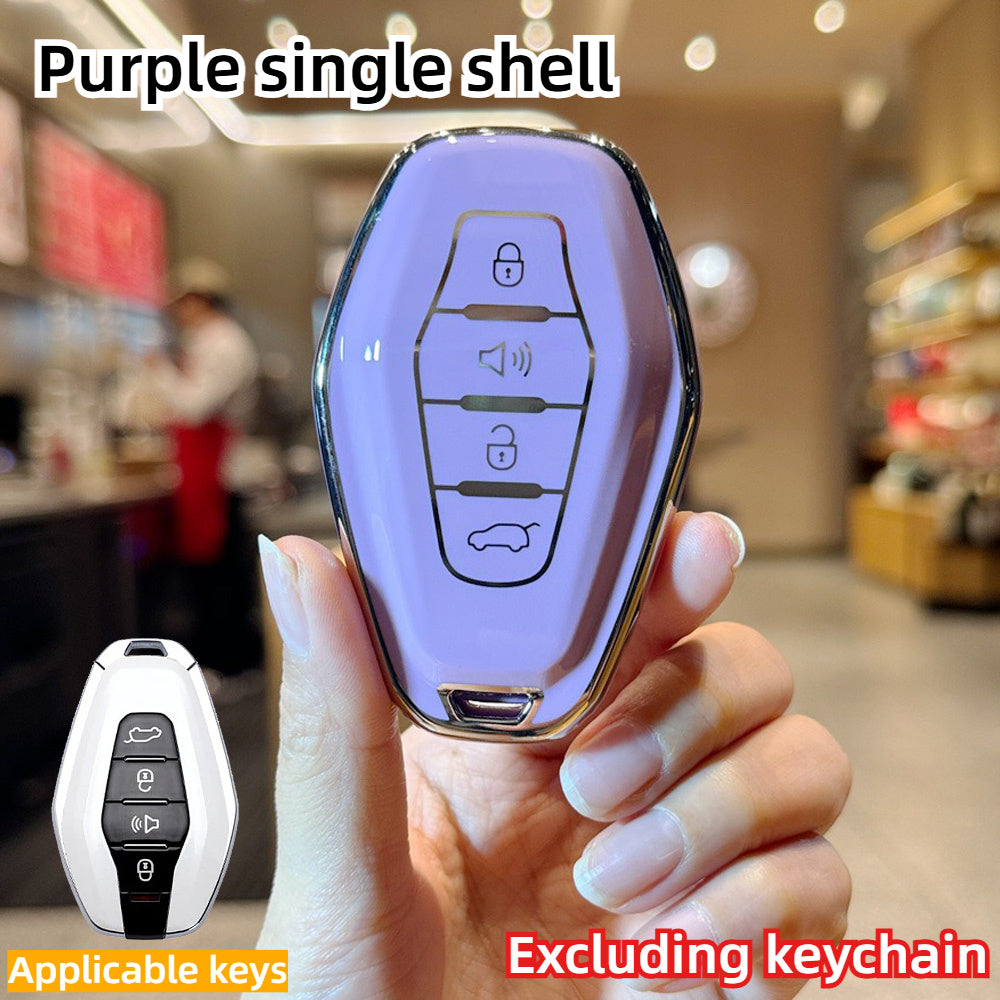 Practical TPU Car Key Cover for SUV Smart Key Protector Compatible with X70 X90 Max