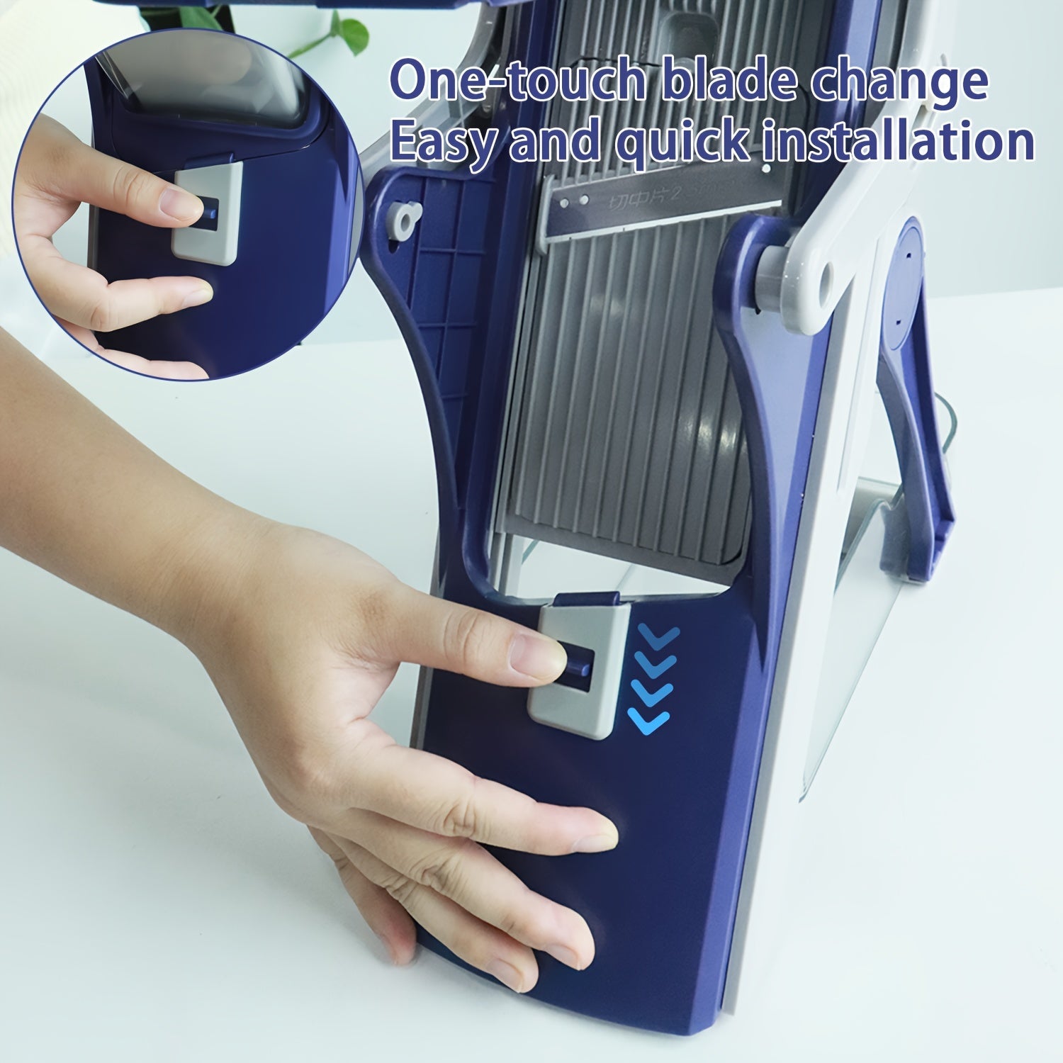 Kitchen Food Chopper Set with Vegetable, Onion, Egg, French Fry, and Salad Slicers