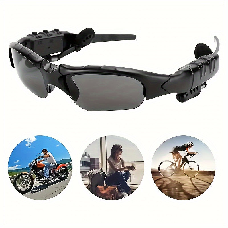 Wireless Smart Glasses with Stereo Sound USB Rechargeable for Driving Cycling Outdoor