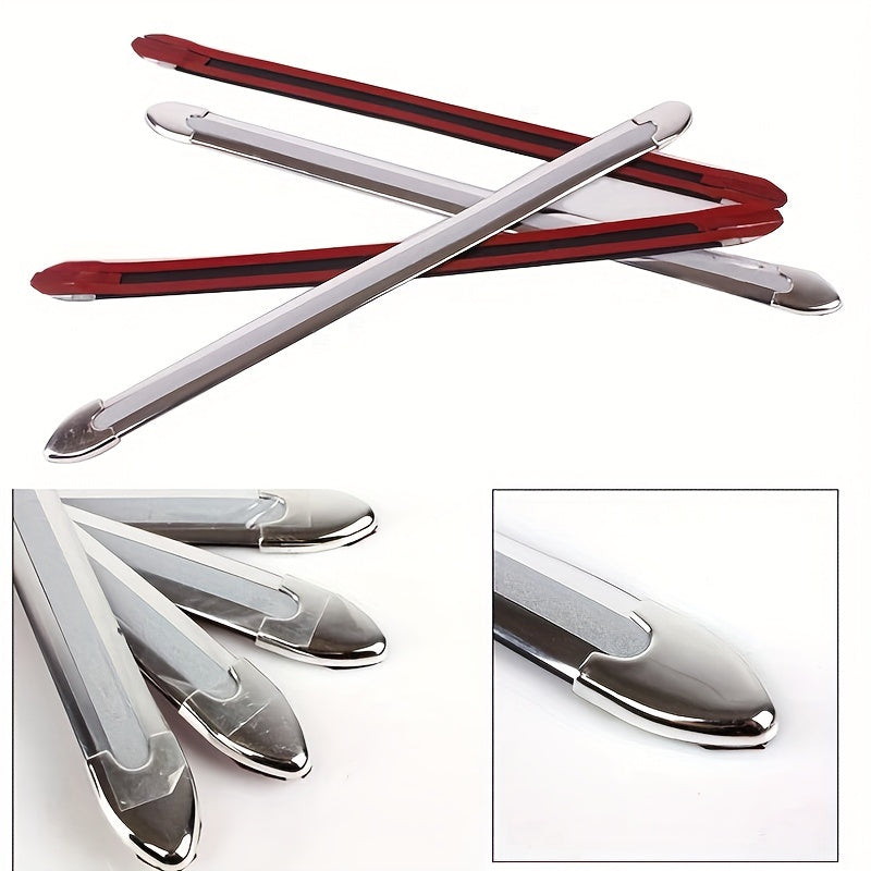 Paquete de 4 protectores de parachoques anticolisión para coche SUV, duraderos, en negro