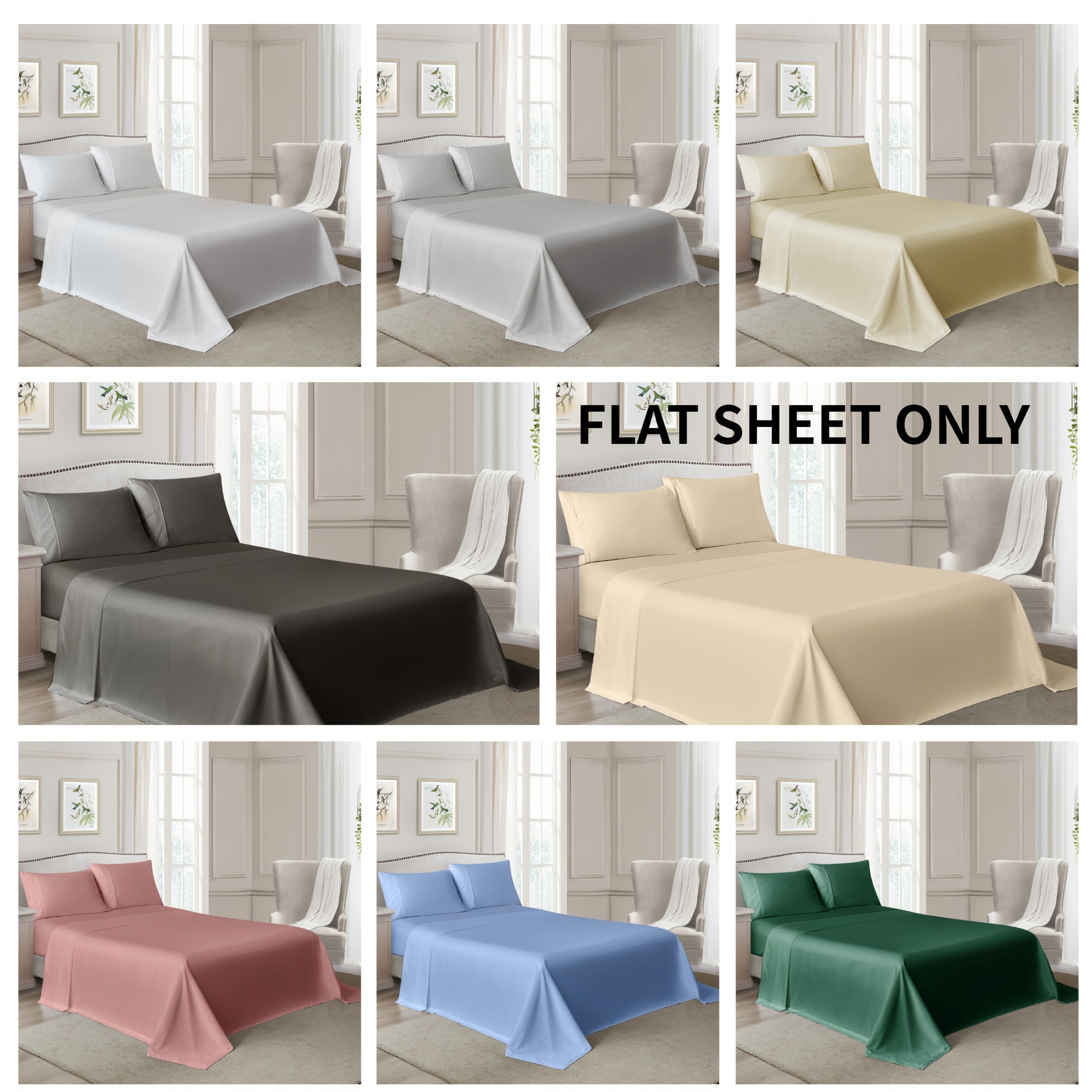 Koʻk rangli tekis yostiq qoplami, yengil paxta, bir kishilik, yotoqxona yoki mehmonxona uchun, yumshoq matras qoplami