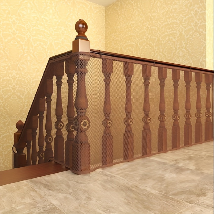 Durable Mesh Stair Railing Guard for Balcony and Stairs Safety in 200cm or 300cm Size