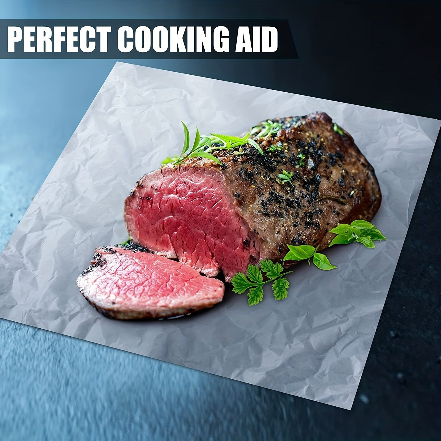 Oq goʻshtqilish qogʻozlari, 30.48 sm, bir martalik, yirtishga chidamli, oziq-ovqat va hunarmandchilik uchun