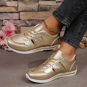 Women's Casual Sneakers Solid Color Lightweight Athletic Shoes