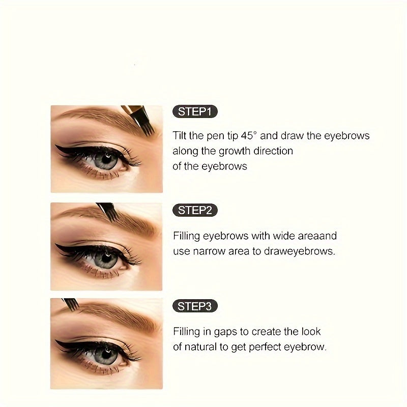 женский водостойкий набор карандашей для бровей с 5 цветами