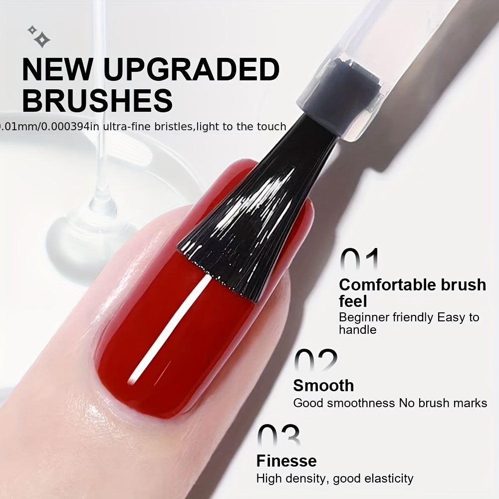 Nail Primer Base Top Coat 3-in-1 Liquid 8ML Quick Dry Long Lasting for DIY Nail Art