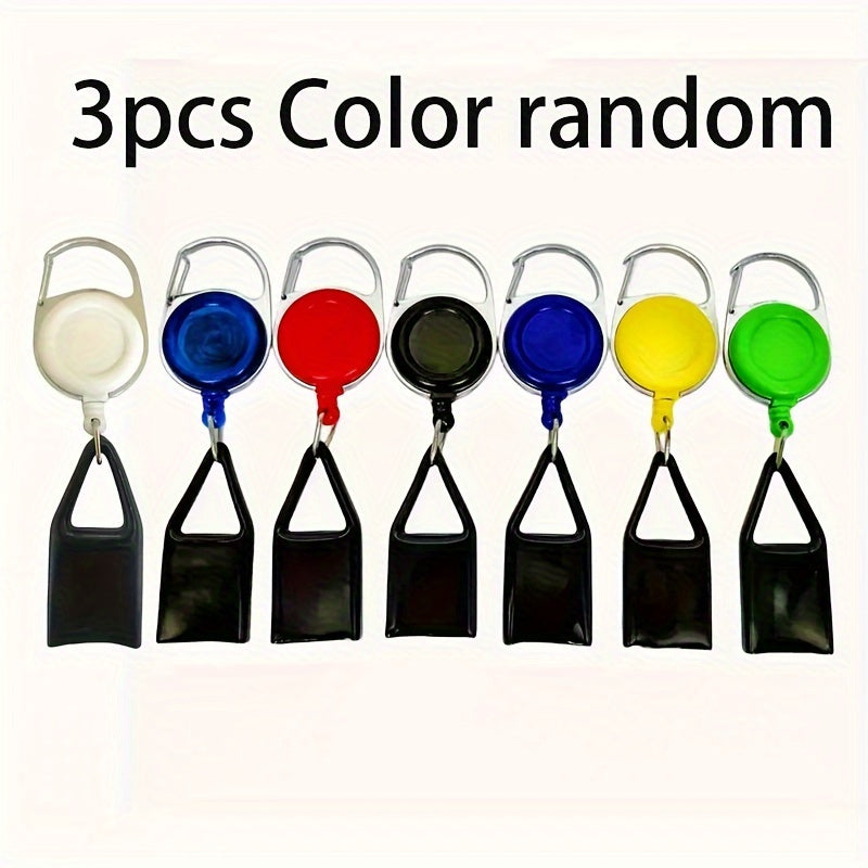 Unisex Plastic Retractable Lighter Key Holder Multi-Color Convenient Accessory