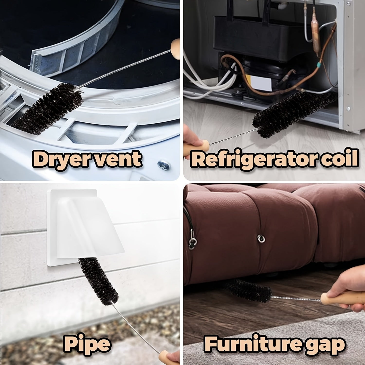 Quruq tozalash venti to'plami, to'quv cho'tkasi, tuzoq tozalagich, chuqur tozalash uchun moslashuvchan cho'tka. Batareya kerak emas.