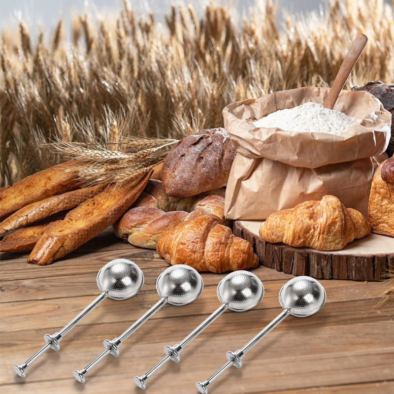 Нержавеющая сталь для заваривания чая с длинной ручкой, мелкое сито, многоразовый подарок