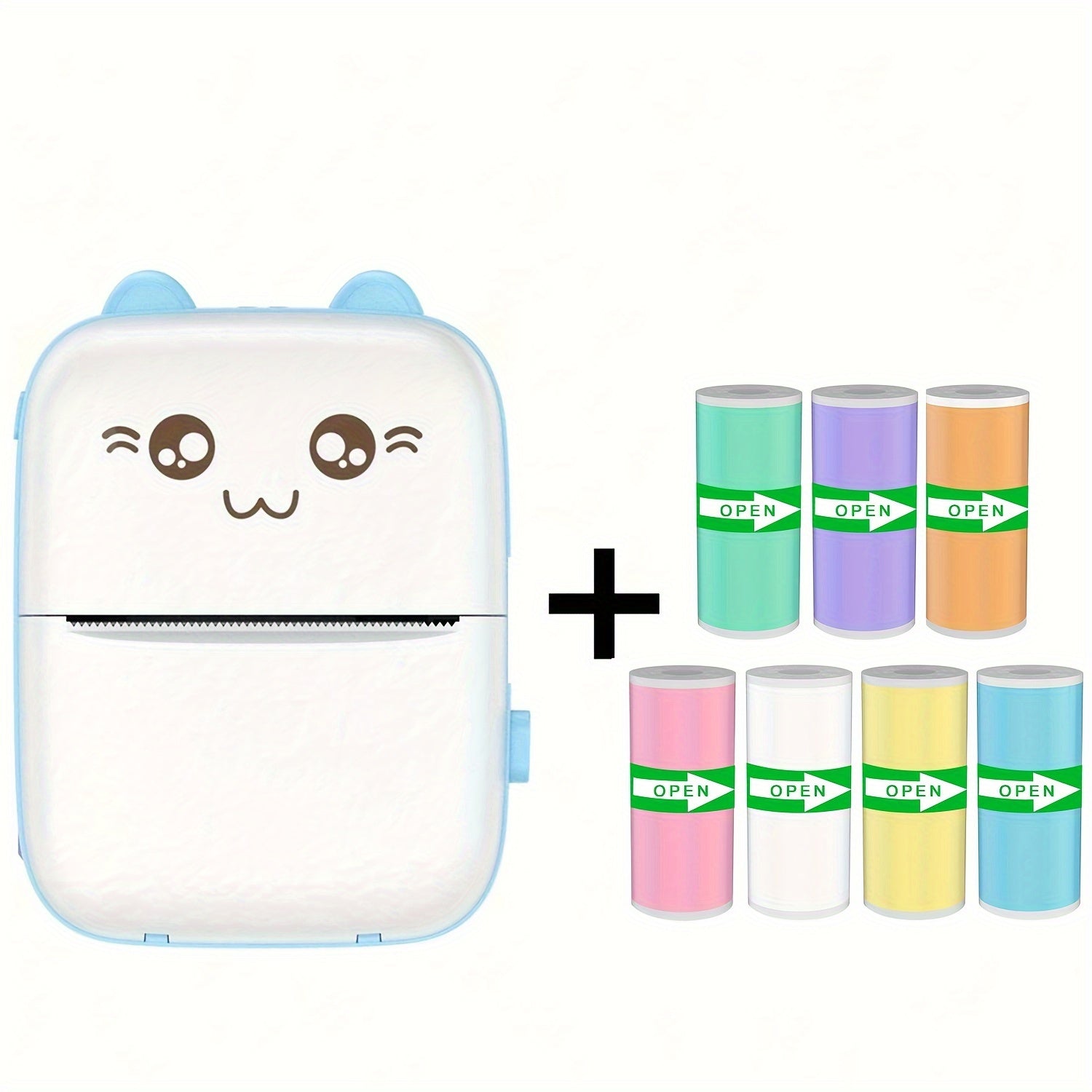 Impresora de etiquetas térmicas mini inalámbrica portátil con USB recargable para iOS y Android