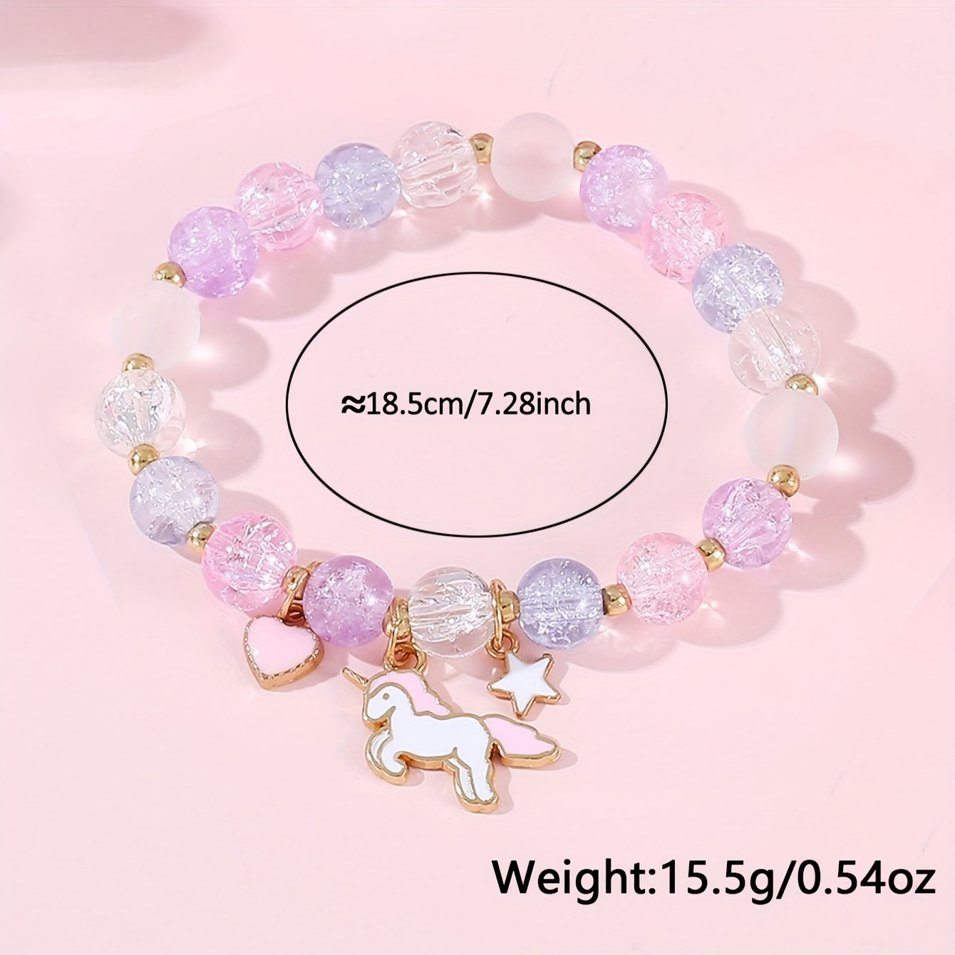 Uniseks Unicorn Kvarts soat va bilaguzuk to'plami Silikon taqa bilan ajoyib zargarlik buyumlari