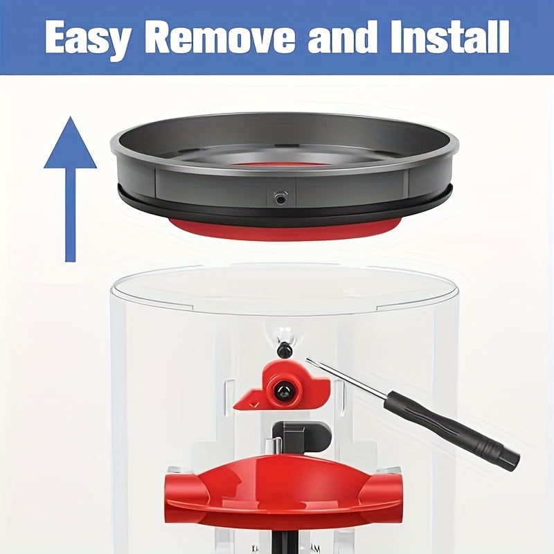 Qizil va qora silikon vakuum tozalagich muhr halqasi, V11 va V15 kabi turli modellarga mos keladi. T8 tornavida kiritilgan. Uzoq muddatli vakuum muhr uchun mustahkam konstruktsiya.