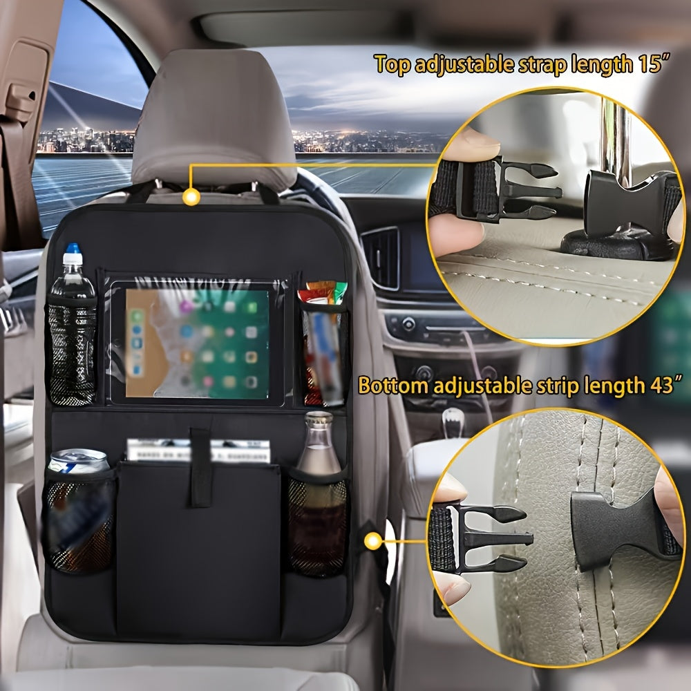 Avtomobil orqa o'rindiq tashkilotchisi saqlash sumkasi bolalar uchun universal sayohat aksessuari