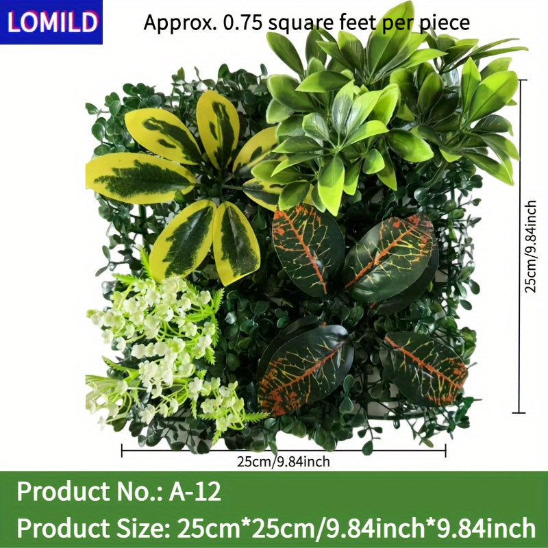 Artificial Green Plants for Outdoor Wall Decoration Wedding Festival Tying