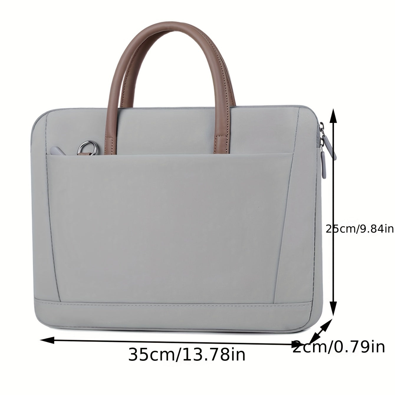 Bolsa de nylon resistente al agua para portátil con correa ajustable para escuela, oficina y uso diario