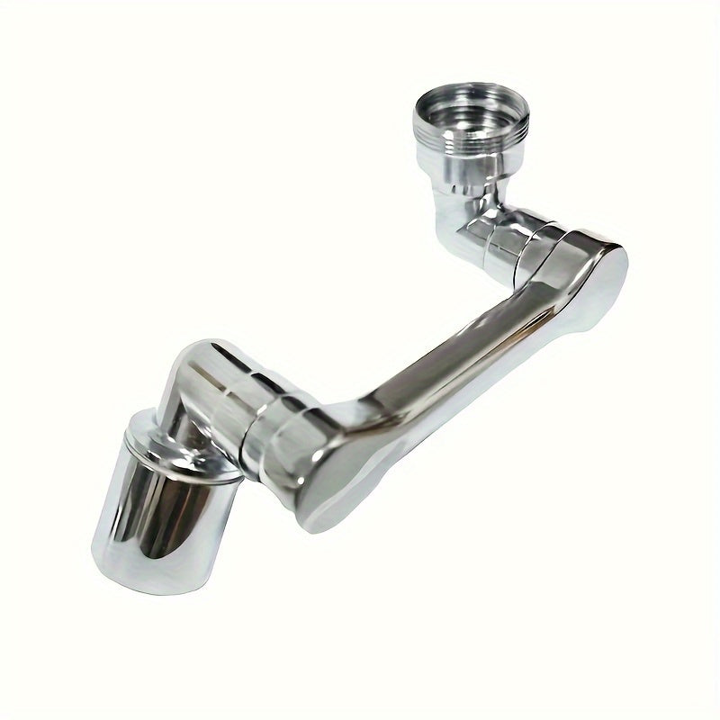 Universal Rotating Faucet Nozzle for Kitchen and Sink Faucets Plastic Silvery