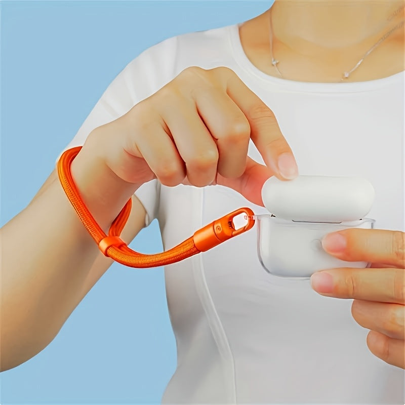 Correa de nylon ajustable y pulsera con clip giratorio de 360° para teléfonos móviles