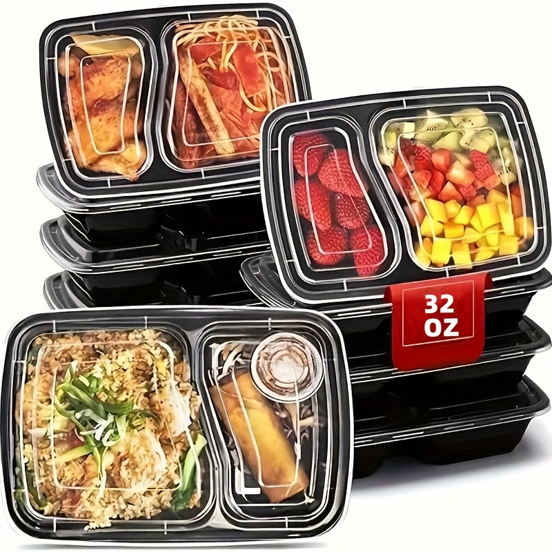 Disposable Lunch Boxes Pack of 10-100 Microwaveable BPA Free Large with Lids