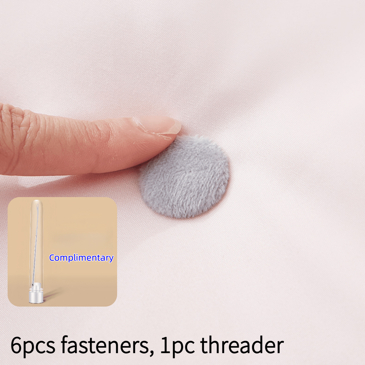 Set of 7 No-Needle Quilt Clips for Duvet Cover Fastening Anti-Slip Bedding Secure