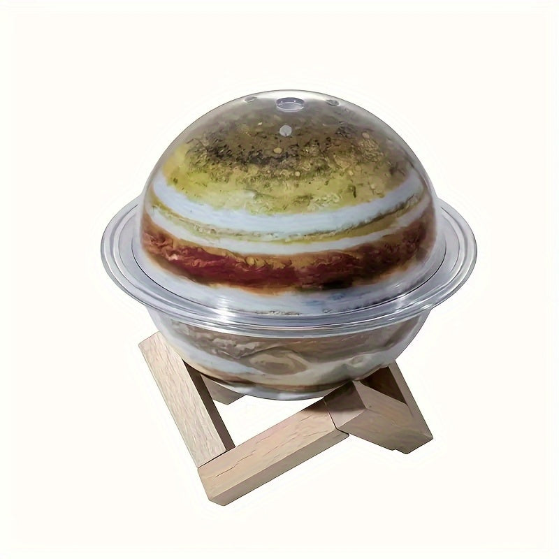 330ml Jupiter-Inspired USB Humidifier with LED Night Light for Aromatherapy and Home Decor