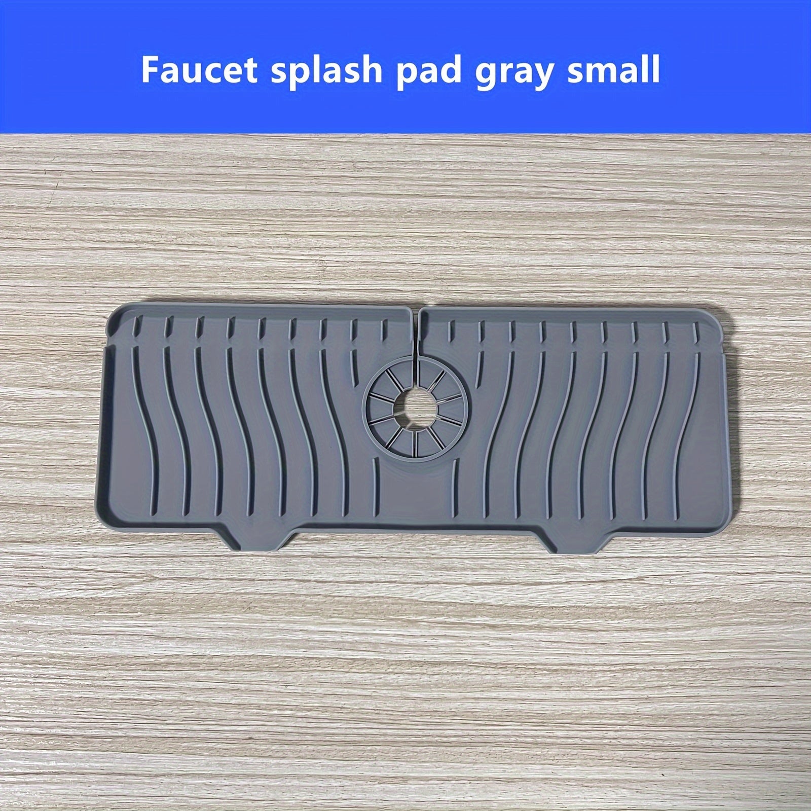 Silicone Drain Mat for Sink, Anti-Slip, Waterproof, Easy to Clean