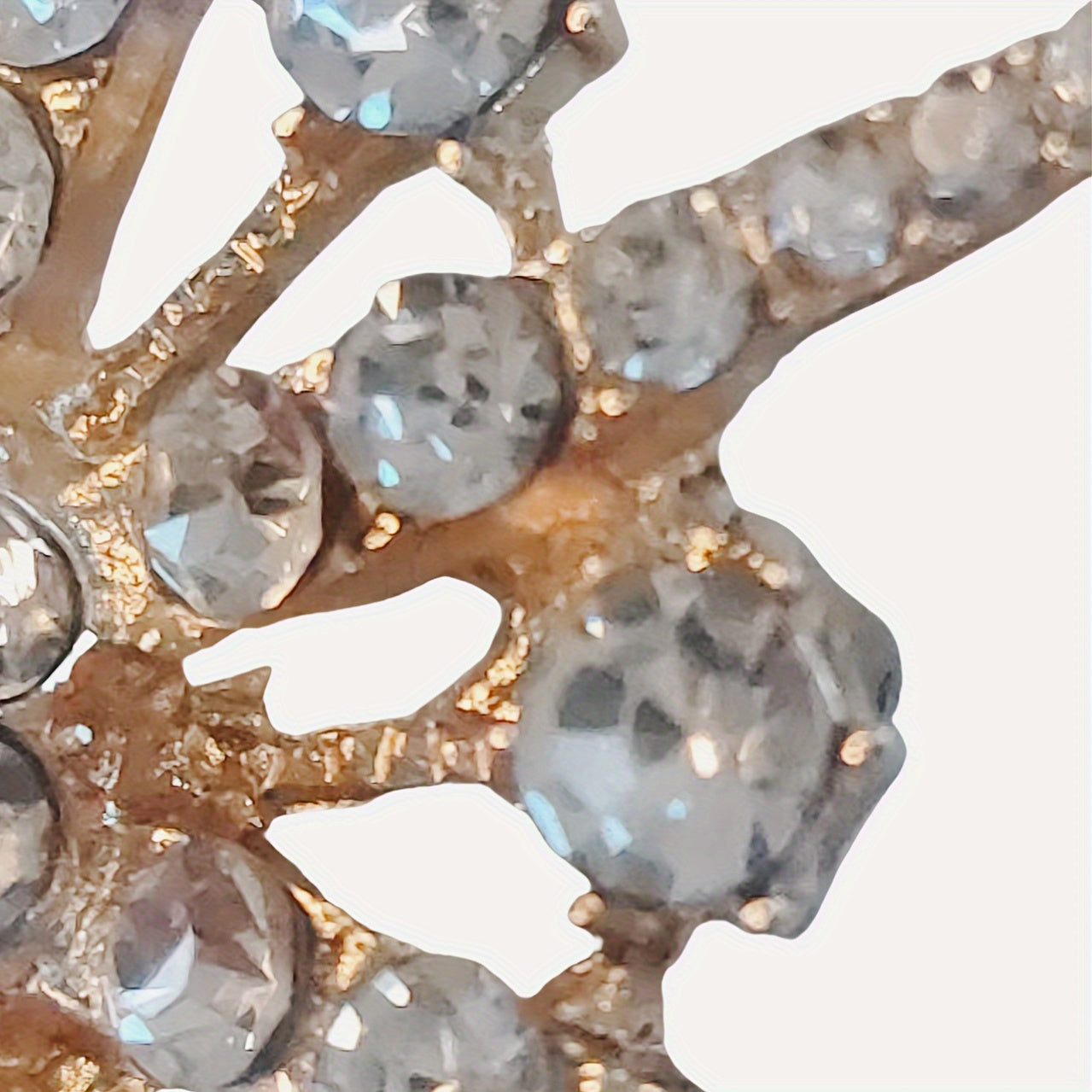 Unisex Silver Snowflake Brooch Dazzling Sparkling Jewelry Accessory