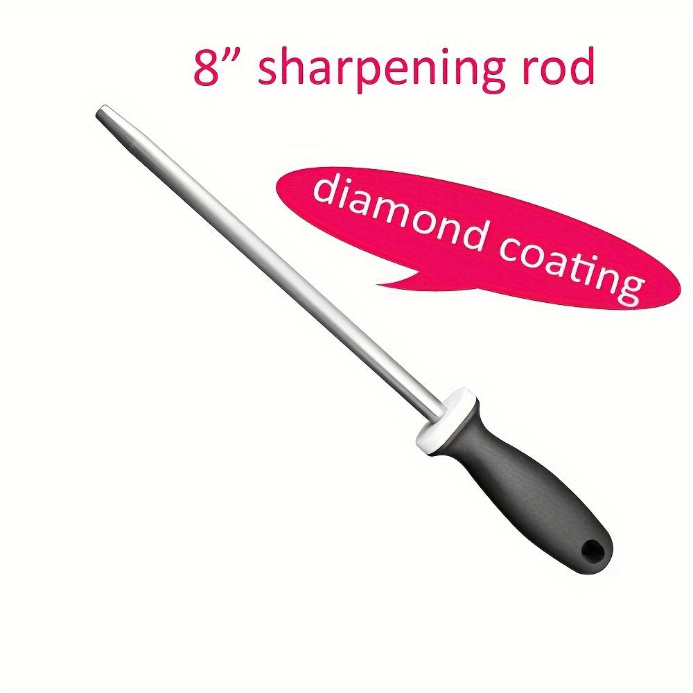 Professional oshpazlar, ovchilar va uy oshpazlari uchun karbon po'lat pichoqni silliqlash uchun tayoq