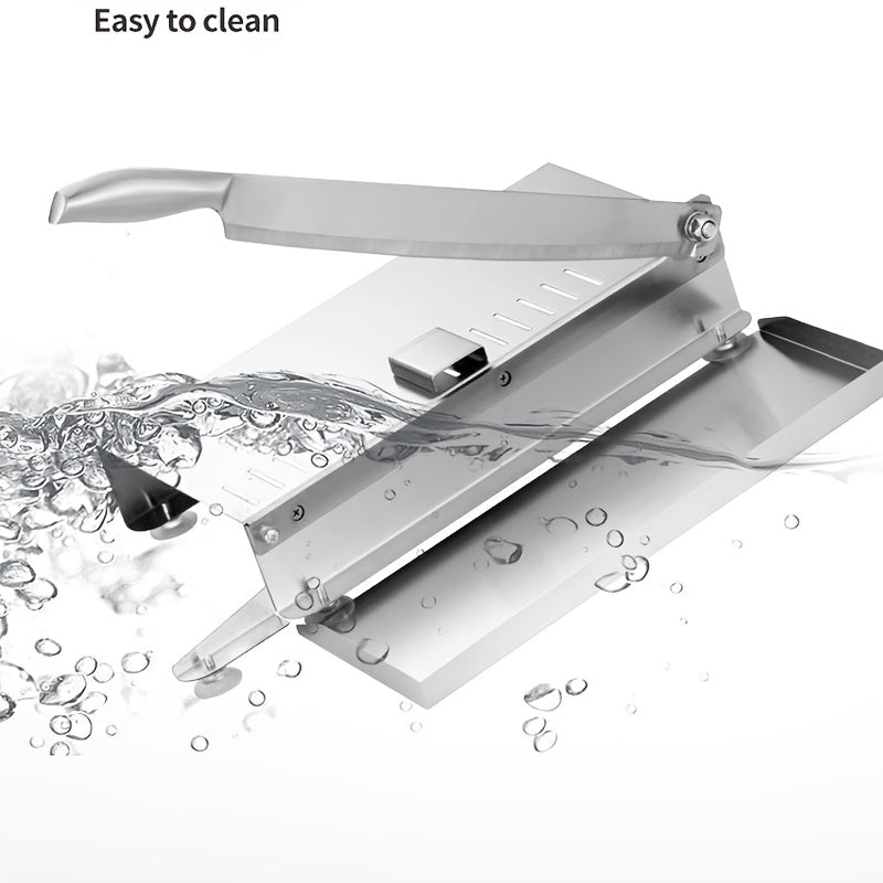 Handheld Stainless Steel Food Slicer 9-Inch Manual Mandoline for Fruits Vegetables