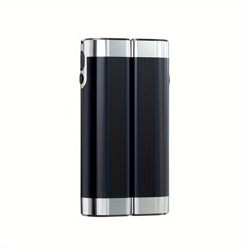 Paquete de 2 calentadores de manos USB magnéticos, bancos de energía recargables, negro