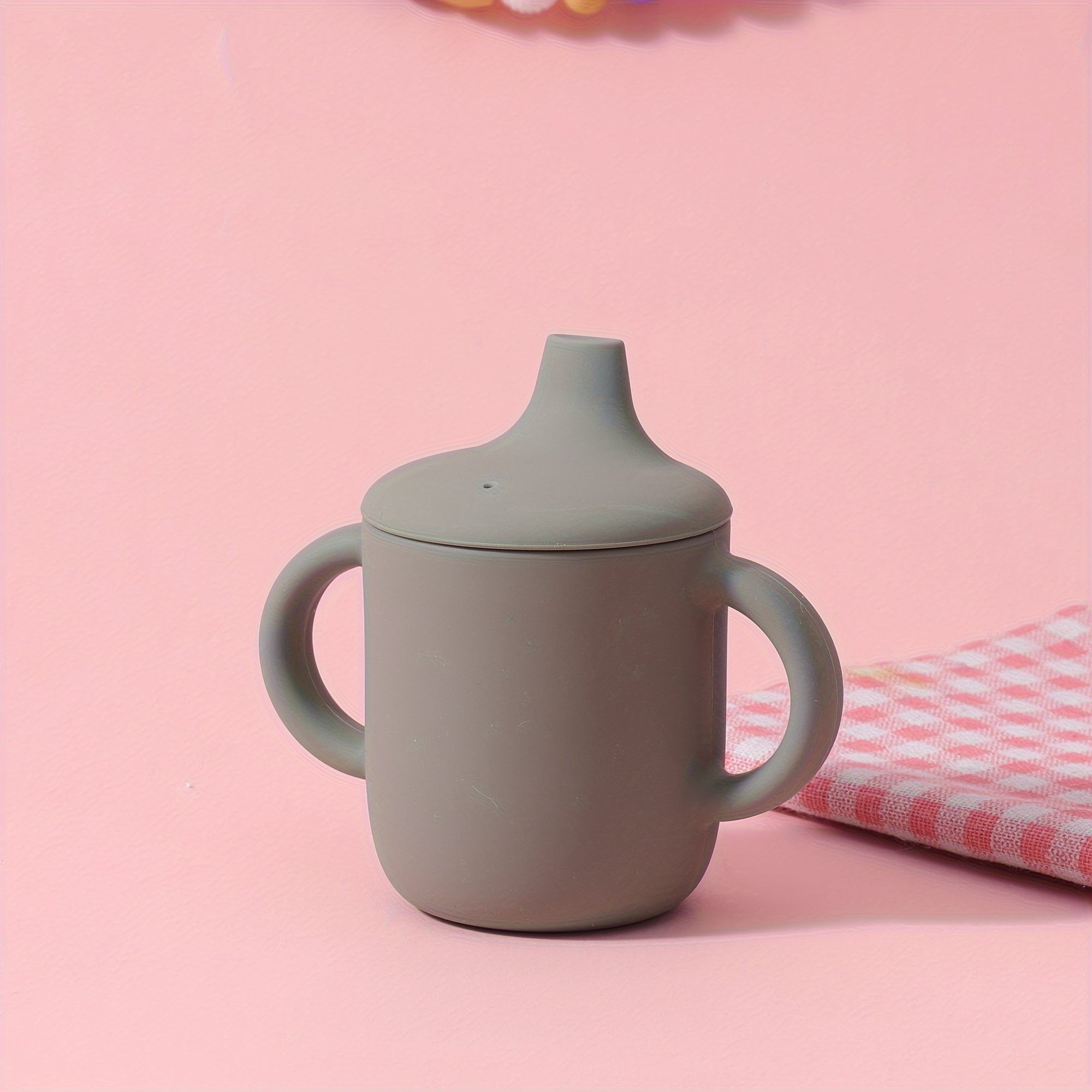 Children's Silicone Sippy Cup Non-Toxic Eco-Friendly Leak-Proof Durable