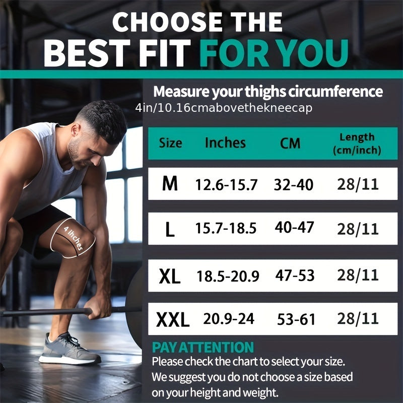 Set of 2 Unisex Copper Knee Support Sleeves for Sports Running Hiking