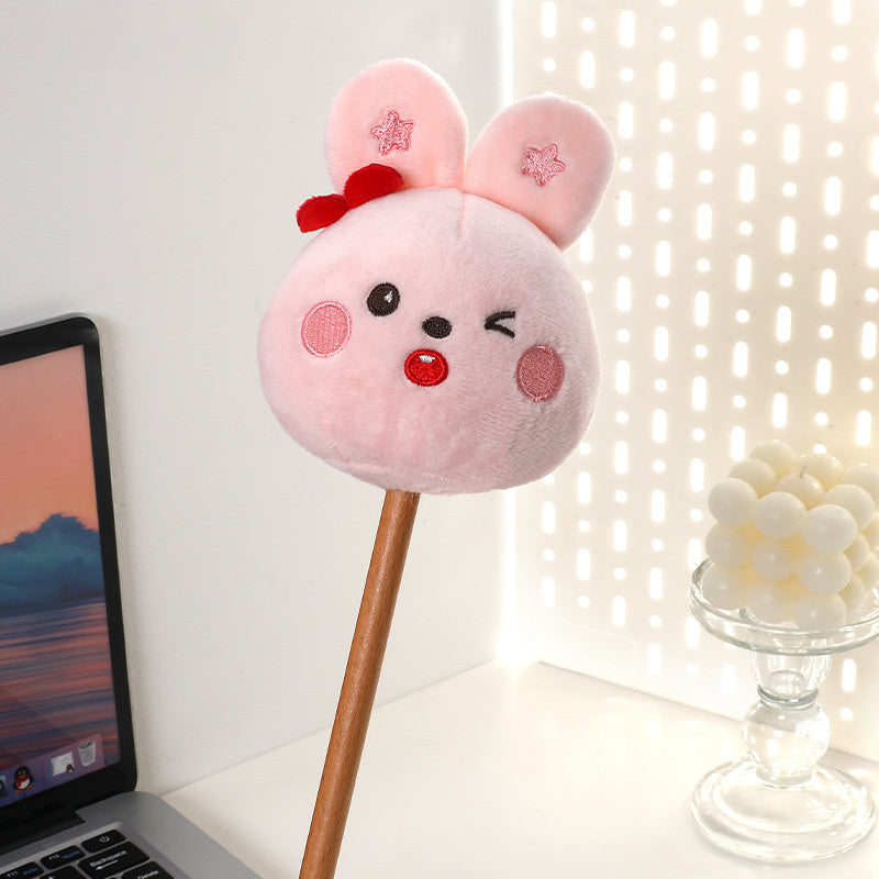 Plush Cartoon Massage Hammer for Neck Shoulder Legs Handheld Back Massager