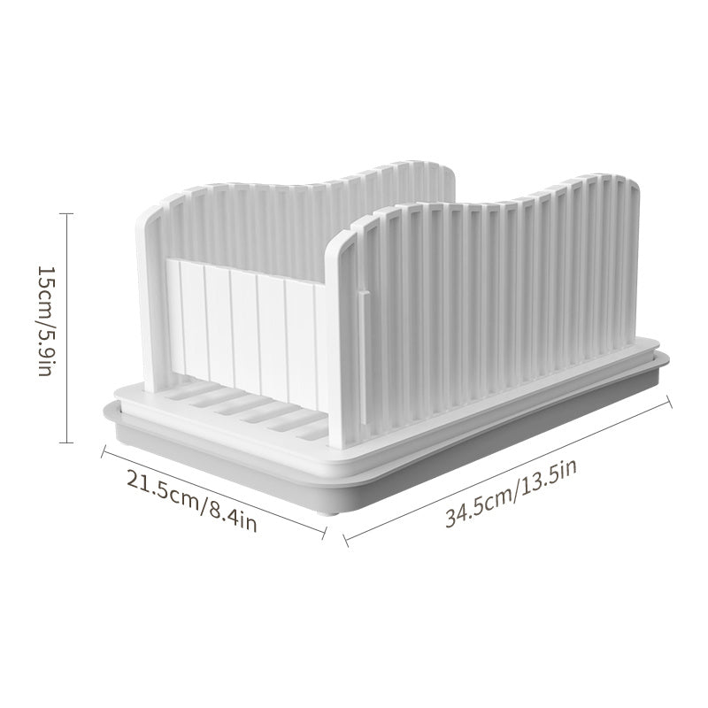 Qayriladigan tort kesgich - Moslashuvchan qo'lda non kesgich, oshxona pishirish uchun ideal, elektr quvvati talab qilinmaydi, har safar mukammal bo'laklarni ta'minlaydi.