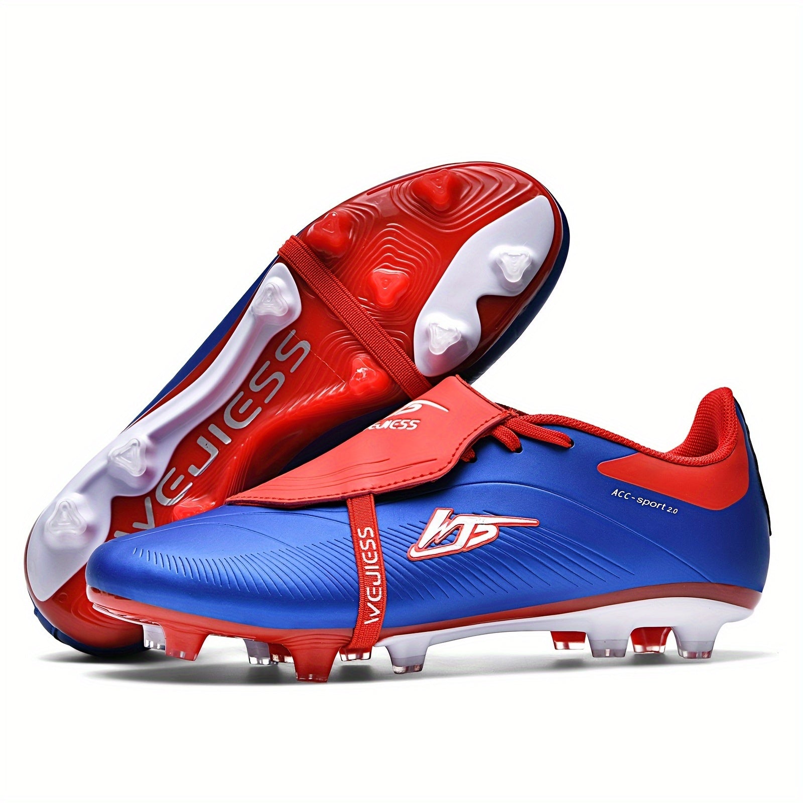 Мужские черно-белые высокие футбольные бутсы с противоскользящими шипами, дышащие, легкие