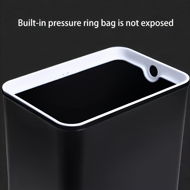 Cubo de basura alimentado por batería con apertura automática de la tapa, para uso doméstico en pared, funciona con 36V