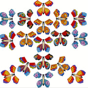 Colorful Wind-Up Butterfly Toy for Kids Ages 6+ for Weddings and Birthdays