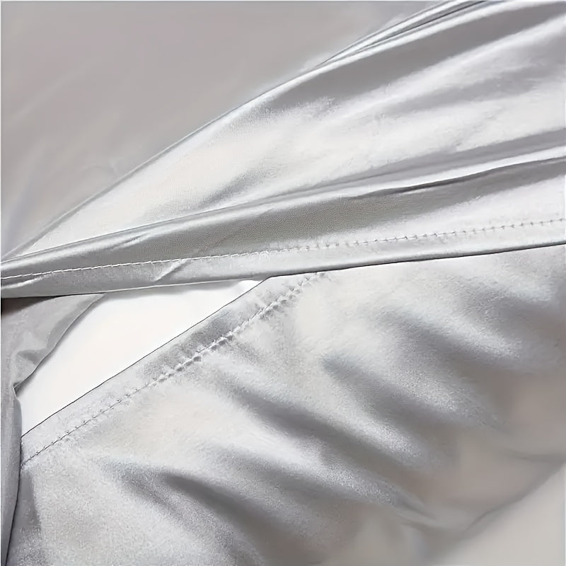 Satin Pillowcase for Home Comfort with Envelope Closure Soft Skin Friendly