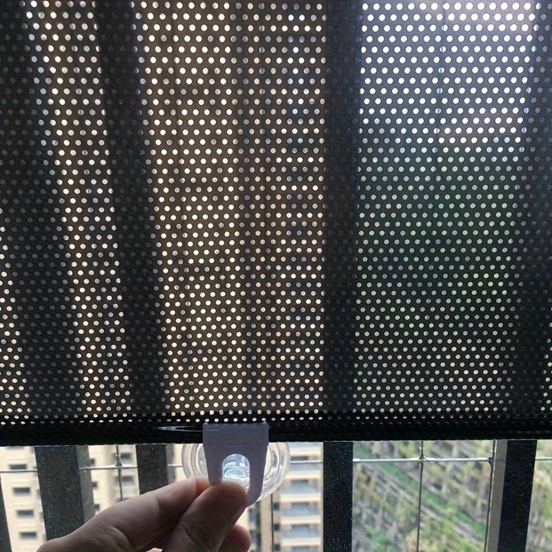 Blackout Window Blinds for Kitchen Balcony Sunshade Curtains Heat Insulation