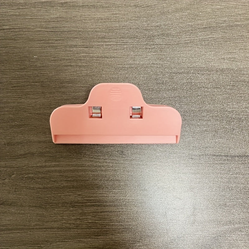 Set of 5 ABS Plastic Bag Clips in Assorted Colors for Kitchen Sealing